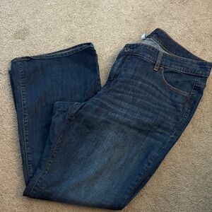 Old Navy Dark Blue Straight Leg Jeans